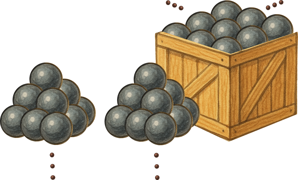 Cannonballs illustration